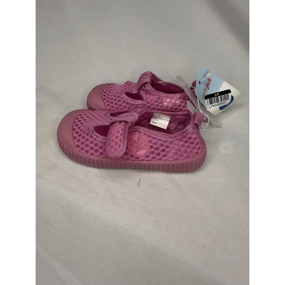 Baby Girl Poppy Mesh Sneakers Cat & Jack Pink Size 7T NWT